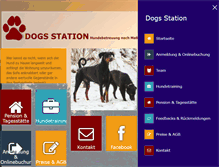 Tablet Screenshot of dogs-station.com